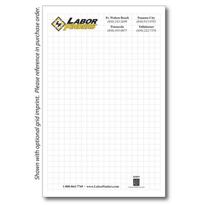 8 3/8" x 5 3/8" 50-Sheet Notepad