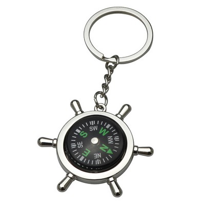 Key Chain Rudder Compass