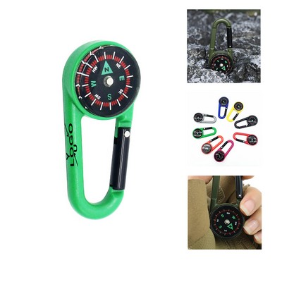 Compass Carabiner Clip