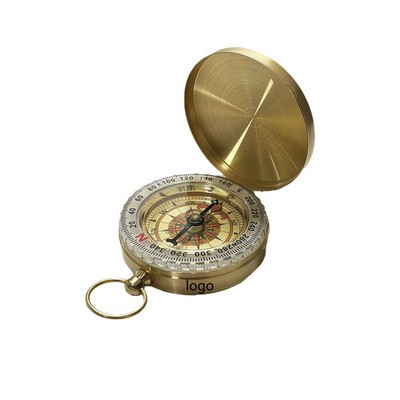 Brass G50 Lid Compass with Enhanced Glow for Outdoor Navigation